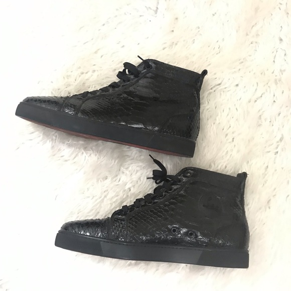 Christian Louboutin Street Style Leath Python shoe - Picture 8 of 8